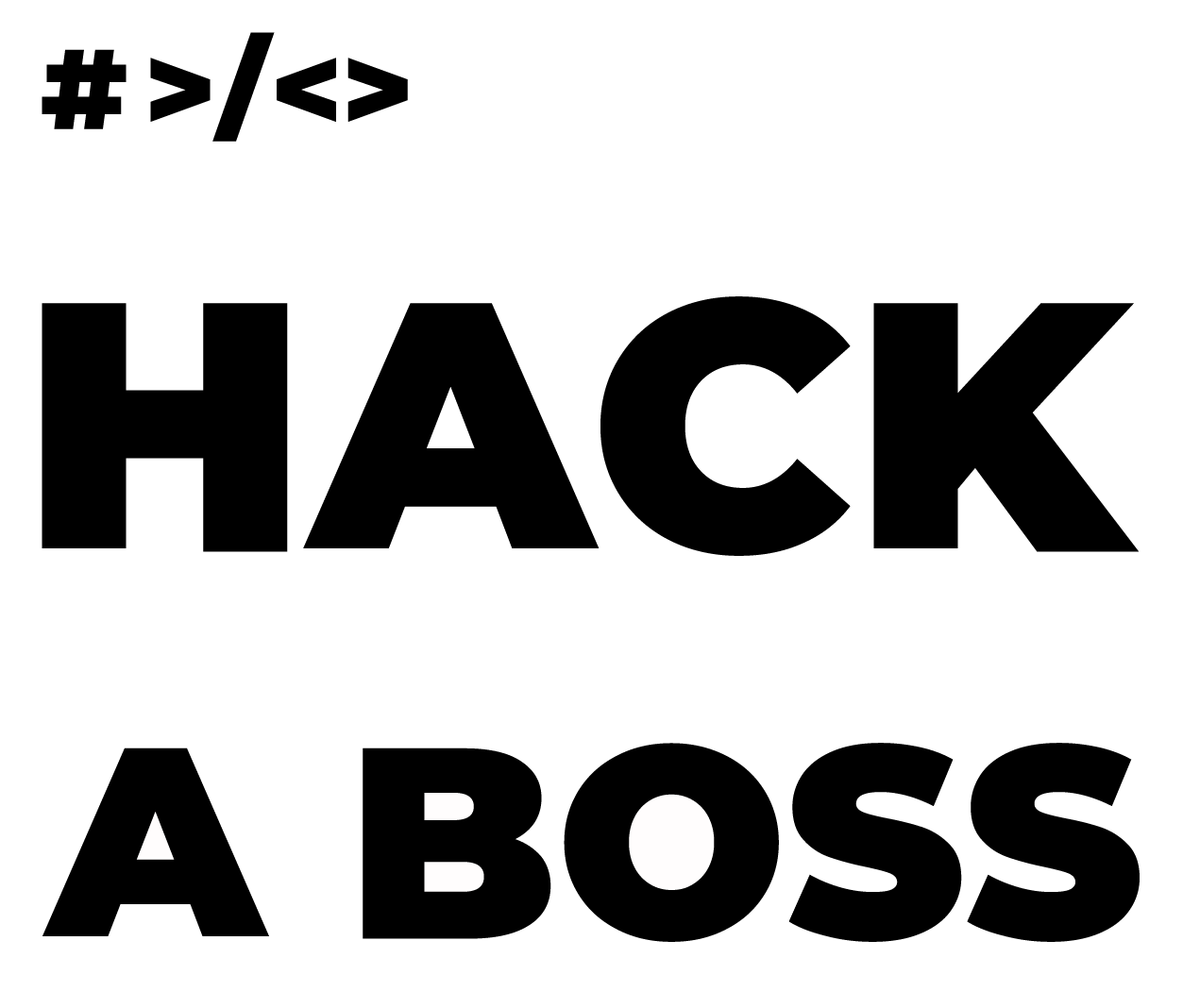 Logo hack a boss